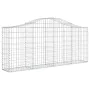 Gabionenkörbe 30 Stück Bogenform Eisen 200x30x80/100 cm von vidaXL, Töpfe und Pflanzgefäße - Ref: Foro24-3145426, Preis: 2,00...