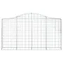 Wire mesh baskets 40 units, arched shape, iron, 200x30x100/120 cm by vidaXL, Pots and planters - Ref: Foro24-3145448, Price: ...