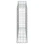 Wire mesh baskets 40 units, arched shape, iron, 200x30x100/120 cm by vidaXL, Pots and planters - Ref: Foro24-3145448, Price: ...