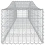 Gabionenkörbe 10 Stk. Bogenform Eisen 400x50x40/60 cm von vidaXL, Töpfe und Pflanzgefäße - Ref: Foro24-3145925, Preis: 1,00 €...