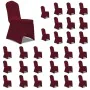 Funda de silla elástica 30 unidades color burdeos by vidaXL, Covers - Ref: Foro24-3051646, Price: 121,56 €, Discount: %