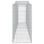 Gabionenkörbe 10 Stück bogenförmiges Eisen 400x50x100/120cm von vidaXL, Töpfe und Pflanzgefäße - Ref: Foro24-3145964, Preis: ...
