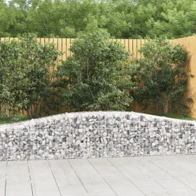 Gabion baskets 20 units, arched shape, iron, 400x50x40/60 cm by vidaXL, Pots and planters - Ref: Foro24-3145927, Price: 2,00 ...