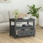 Solid gray pine wood coffee table 71x49x55 cm by vidaXL, Coffee table - Ref: Foro24-820938, Price: 104,87 €, Discount: %