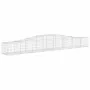 Gabion baskets 9 pcs arch shape iron 400x50x40/60 cm by vidaXL, Pots and planters - Ref: Foro24-3145924, Price: 948,57 €, Dis...