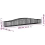 Gabionenkörbe 9 Stück Bogenform Eisen 400x50x40/60 cm von vidaXL, Töpfe und Pflanzgefäße - Ref: Foro24-3145924, Preis: 948,57...