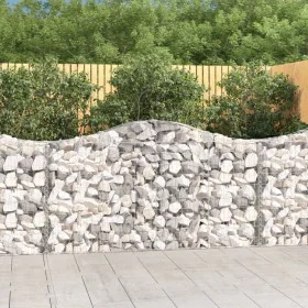Cestas de gaviones 11 uds forma arco hierro 200x30x100/120 cm de vidaXL, Maceteros y jardineras - Ref: Foro24-3145439, Precio...