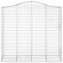 Gabionenkörbe 6 Stück Bogenform Eisen 200x50x180/200 cm von vidaXL, Töpfe und Pflanzgefäße - Ref: Foro24-3145728, Preis: 813,...