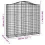 Gabionenkörbe 6 Stück Bogenform Eisen 200x50x180/200 cm von vidaXL, Töpfe und Pflanzgefäße - Ref: Foro24-3145728, Preis: 813,...