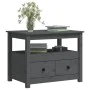 Solid gray pine wood coffee table 71x49x55 cm by vidaXL, Coffee table - Ref: Foro24-820938, Price: 104,87 €, Discount: %
