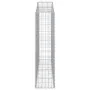Gabion baskets 8 units, arched shape, iron, 200x30x120/140 cm by vidaXL, Pots and planters - Ref: Foro24-3145457, Price: 686,...