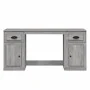 Escritorio con armario contrachapada gris sonoma de vidaXL, Escritorios - Ref: Foro24-3185333, Precio: 160,78 €, Descuento: %