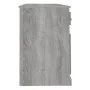 Escritorio con armario contrachapada gris sonoma de vidaXL, Escritorios - Ref: Foro24-3185333, Precio: 160,78 €, Descuento: %