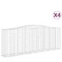 4 units of arched iron gabion baskets 400x50x140/160 cm by vidaXL, Pots and planters - Ref: Foro24-3145984, Price: 839,00 €, ...
