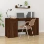 Brown oak plywood desk with cabinet by vidaXL, Desks - Ref: Foro24-3185438, Price: 138,75 €, Discount: %