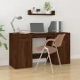 Schreibtisch aus braunem Eichensperrholz mit Schrank von vidaXL, Schreibtische - Ref: Foro24-3185438, Preis: 138,79 €, Rabatt: %