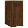 Brown oak plywood desk with cabinet by vidaXL, Desks - Ref: Foro24-3185438, Price: 138,75 €, Discount: %