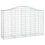Gabionenkörbe 25 Stk. Bogenform Eisen 200x50x120/140 cm von vidaXL, Töpfe und Pflanzgefäße - Ref: Foro24-3145677, Preis: 2,00...