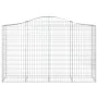 Wire mesh baskets 25 units, arched shape, iron, 200x50x120/140 cm by vidaXL, Pots and planters - Ref: Foro24-3145677, Price: ...