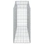 Wire mesh baskets 25 units, arched shape, iron, 200x50x120/140 cm by vidaXL, Pots and planters - Ref: Foro24-3145677, Price: ...