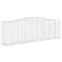 Gabion baskets 15 units, arched shape, iron, 400x50x120/140cm. by vidaXL, Pots and planters - Ref: Foro24-3145978, Price: 2,0...
