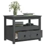 Solid gray pine wood coffee table 71x49x55 cm by vidaXL, Coffee table - Ref: Foro24-820938, Price: 104,87 €, Discount: %