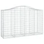 4 units of arched iron gabion baskets 200x50x120/140 cm by vidaXL, Pots and planters - Ref: Foro24-3145663, Price: 436,91 €, ...