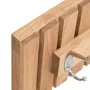 Wandgarderobe aus massivem Walnussholz, 42 x 8,5 x 14 cm von vidaXL, Handtuchhalter - Ref: Foro24-350371, Preis: 32,25 €, Rab...
