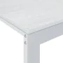 White chipboard computer desk 110x60x73 cm by vidaXL, Desks - Ref: Foro24-30197, Price: 125,17 €, Discount: %