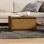 Mesa de centro madera maciza de pino marrón miel 55x56x32 cm de vidaXL, Mesas de centro - Ref: Foro24-813408, Precio: 56,18 €...
