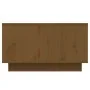 Mesa de centro madera maciza de pino marrón miel 55x56x32 cm de vidaXL, Mesas de centro - Ref: Foro24-813408, Precio: 56,18 €...