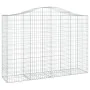 Gabion baskets 6 pcs arch shape iron 200x50x140/160 cm by vidaXL, Pots and planters - Ref: Foro24-3145686, Price: 675,03 €, D...
