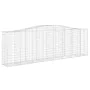 Gabion baskets 3 pcs arch shape iron 400x50x120/140 cm by vidaXL, Pots and planters - Ref: Foro24-3145970, Price: 566,29 €, D...
