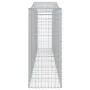 Gabion baskets 3 pcs arch shape iron 400x50x120/140 cm by vidaXL, Pots and planters - Ref: Foro24-3145970, Price: 566,29 €, D...