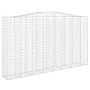 Gabion baskets 4 pcs arch shape iron 400x50x220/240 cm by vidaXL, Pots and planters - Ref: Foro24-3146036, Price: 1,00 €, Dis...