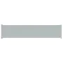 Toldo lateral retráctil para patio gris 140x600 cm de vidaXL, Sombrillas - Ref: Foro24-313373, Precio: 84,02 €, Descuento: %