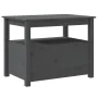 Solid gray pine wood coffee table 71x49x55 cm by vidaXL, Coffee table - Ref: Foro24-820938, Price: 104,87 €, Discount: %