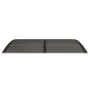 Marquesina de puerta policarbonato negro 150x100 cm de vidaXL, Toldos - Ref: Foro24-153573, Precio: 76,34 €, Descuento: %