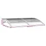 Marquesina de puerta policarbonato negro 150x100 cm de vidaXL, Toldos - Ref: Foro24-153573, Precio: 76,34 €, Descuento: %