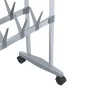 Zapatero con ruedas plateado 66x27x100 cm de vidaXL, Zapateros y organizadores de calzado - Ref: Foro24-344371, Precio: 52,14...