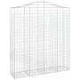 Cestas de gaviones 4 uds forma de arco hierro 200x50x220/240 cm de vidaXL, Maceteros y jardineras - Ref: Foro24-3145768, Prec...