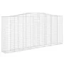 Gabionenkörbe 6 Stück bogenförmiges Eisen 400x50x180/200 cm von vidaXL, Töpfe und Pflanzgefäße - Ref: Foro24-3146012, Preis: ...