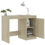 Schreibtisch aus Sonoma-Eichensperrholz, 100 x 50 x 76 cm von vidaXL, Schreibtische - Ref: Foro24-801799, Preis: 81,42 €, Rab...