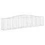 Gabion baskets 7 pcs arch shape iron 400x50x80/100 cm by vidaXL, Pots and planters - Ref: Foro24-3145948, Price: 1,00 €, Disc...