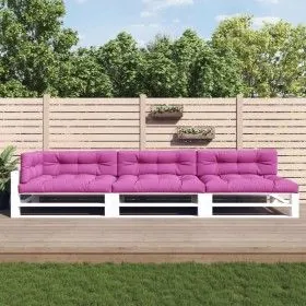 Cojines para palés 7 piezas tela rosa de vidaXL, Cojines para sillas y sofás - Ref: Foro24-3188923, Precio: 196,37 €, Descuen...