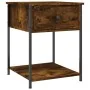 Mesita de noche madera de ingeniería roble ahumado 44x45x58 cm de vidaXL, Mesitas de noche - Ref: Foro24-825847, Precio: 40,0...