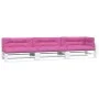 Pallet cushions 7 pieces pink fabric by vidaXL, Cushions for chairs and sofas - Ref: Foro24-3188923, Price: 192,37 €, Discoun...