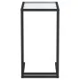 Transparent glass computer side table 50x35x65 cm by vidaXL, Side tables - Ref: Foro24-331649, Price: 42,29 €, Discount: %