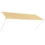 Einziehbare Markise 300x150 cm gelb und weiß von vidaXL, Markisen - Ref: Foro24-143755, Preis: 61,98 €, Rabatt: %