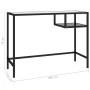 Computertisch aus schwarzem Glas 100x36x74 cm von vidaXL, Schreibtische - Ref: Foro24-331622, Preis: 85,86 €, Rabatt: %